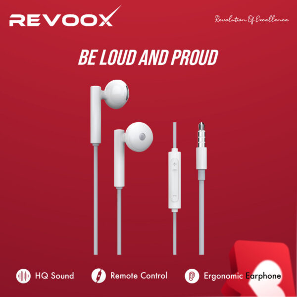 REVOOX Earphones Jack 3.5 mm RE-E06 – Image 2