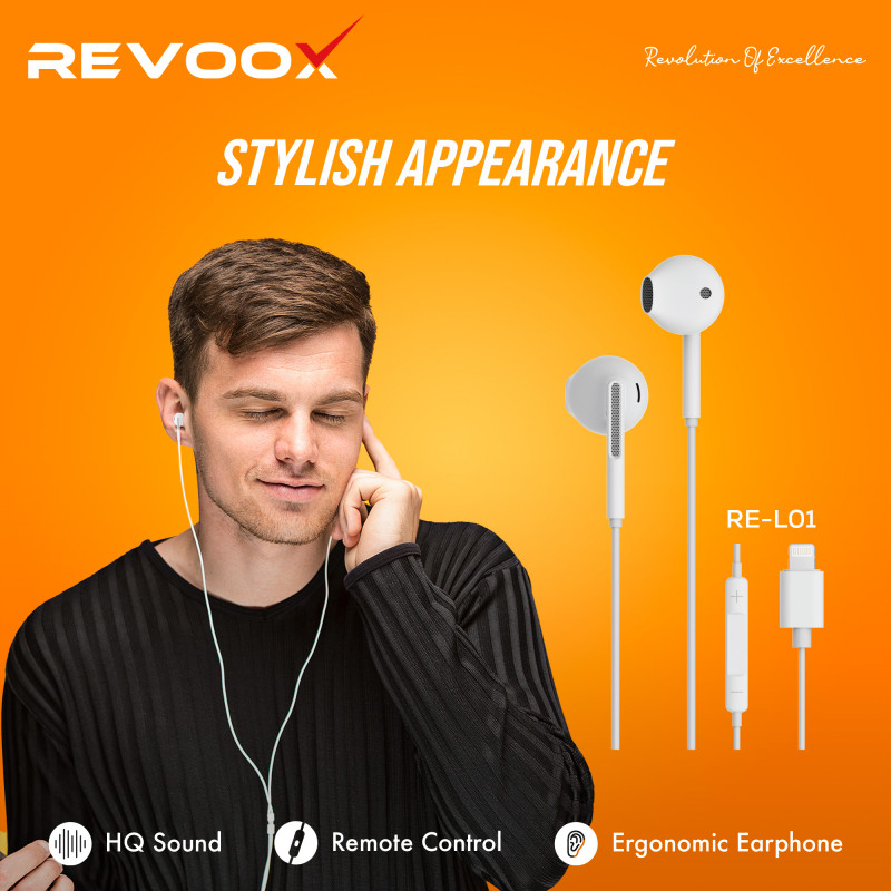 REVOOX Earphones Lightning RE-L01 – Image 2