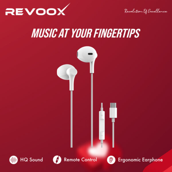 REVOOX Earphones Type-C RE-C01 – Image 2