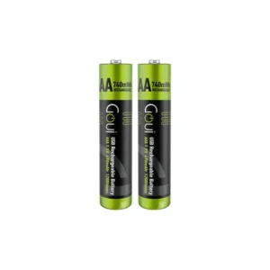 Goui Rechargeable AAA Battery (2Pcs) Black G-AAATC