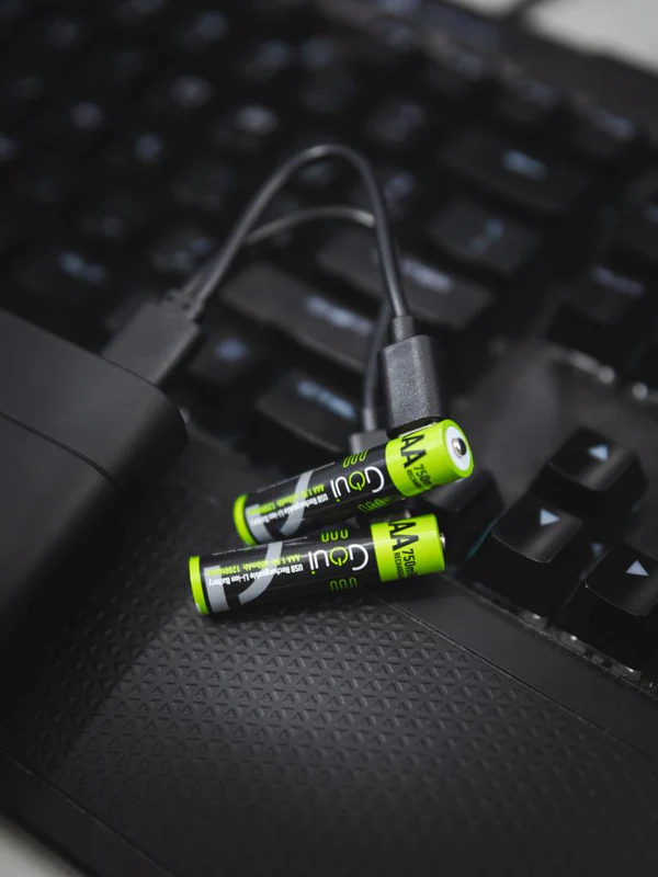 Goui Rechargeable AAA Battery (2Pcs) Black G-AAATC – Image 4