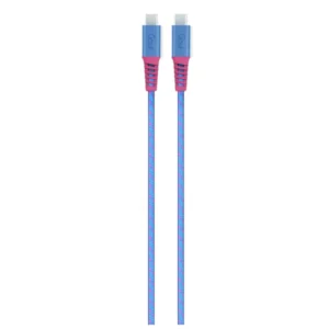 Goui Flex Câble Type C vers Type C (1,5 m) 60W - Bleu et Rose G-NTCC15-60BP