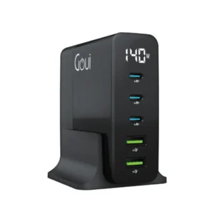 Goui GAN 140 Chargeur de Bureau à 5 Ports - 140W G-CS140W-E