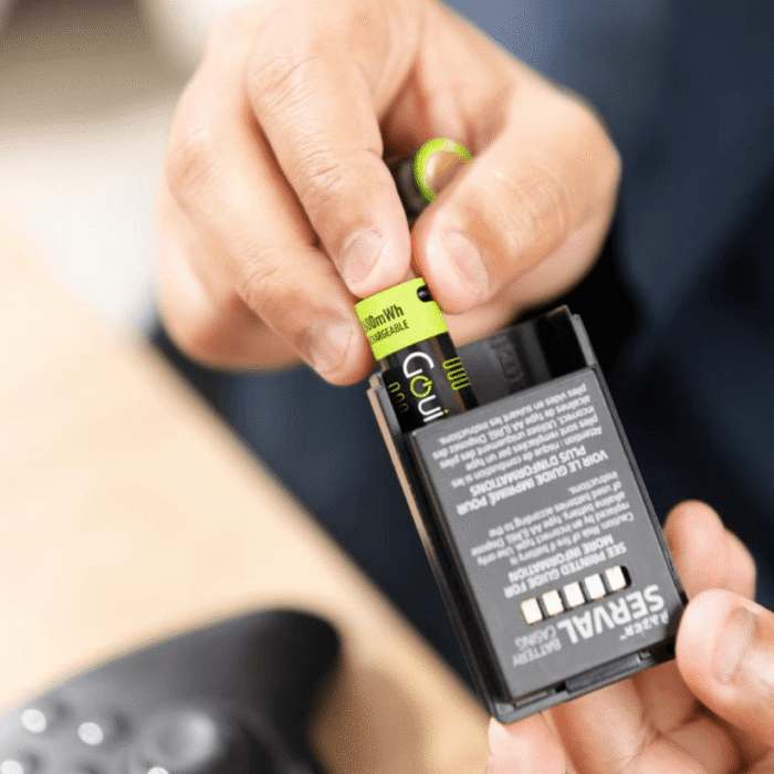 Goui Rechargeable AAA Battery (2Pcs) Black – Image 2