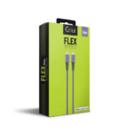 Goui Flex Câble Type C vers Type C (1,5 m) 60W - Bleu et Rose – Image 2