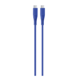 Goui Câble Flex Type-C vers Type-C (1.5m) 60W - Bleu Rubber