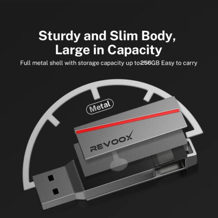 REVOOX Dual drive 3.2 USB Type-C OTG 64GB – Image 3