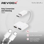 REVOOX Adapter Type-C/Type-C + Type-C RA-C03 – Image 2