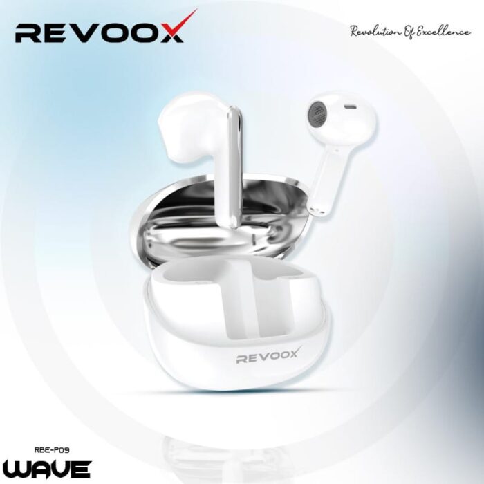 REVOOX Earphones Bluetooth WAVE RBE-P09 – Écouteurs sans fil sport avec tour de cou magnétique – Image 3