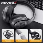 Revoox Headphones REVOBEAT RHD-01 – Casque audio sans fil pour musique et gaming – Image 4