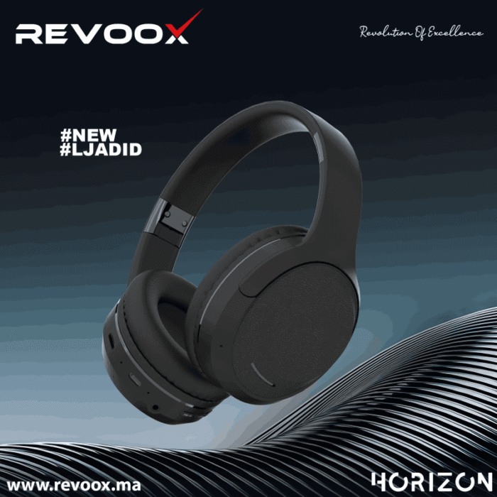 Revoox Headphones HORIZON RHD-02 – Casque Bluetooth 5.3, 8h d’autonomie, carte TF et jack 3,5 mm – Image 4