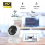 Caméra Ezviz de Surveillance Wi-Fi H6c Pro 2K – Vision panoramique – Image 4