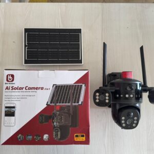 Caméra solaire extérieure BH‑Vision AI 2‑en‑1 6K Ultra HD – Multi‑capteurs “3 vidéos”, détection humaine & suivi intelligent