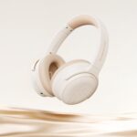 Soundpeats Space Casque Bluetooth Pro Beige – Hi‑Res Audio LDAC, double drivers 40+10 mm, ANC hybride -47 dB, 151h d’autonomie, Bluetooth 5.4 et triple connexion (BT/USB/AUX)