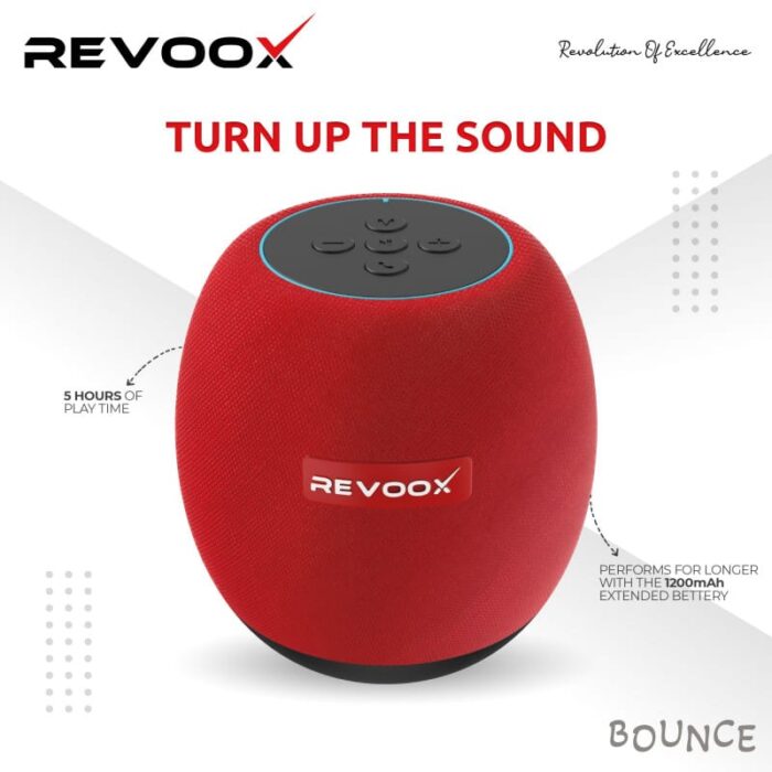 REVOOX BOUNCE Enceinte Bluetooth RS-B01 – Speaker portable 5W, 4‑5h d’autonomie, basses puissantes – Image 2