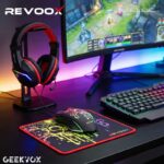 Pack Gaming REVOOX GEEKVOX RP-KWC01 – Clavier 105 touches RGB Rainbow, Souris 3600 DPI et Casque RGB – Image 5