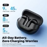 Air6 HS Earbuds Bluetooth 6.0 LDAC Hi-Res 45H – Image 3