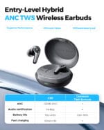 C30 Hybrid ANC Earbuds Bluetooth 6.0 LDAC 52dB 52H – Image 5