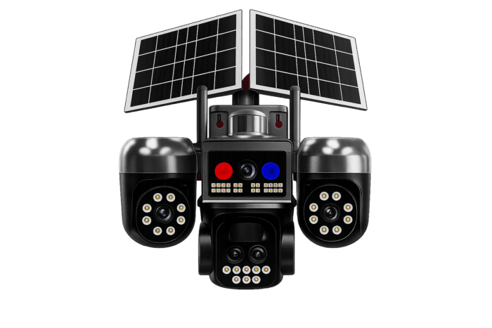 Caméra de sécurité intelligente extérieure solaire BH-Vision | Caméra PTZ double panneau solaire 8K Ultra HD – Image 2
