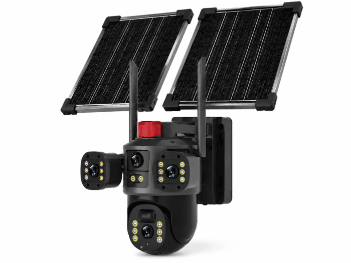 Caméra solaire intelligente BH-Vision 2-en-1 avec IA | Caméra de sécurité extérieure sans fil 6K Ultra HD – Image 3