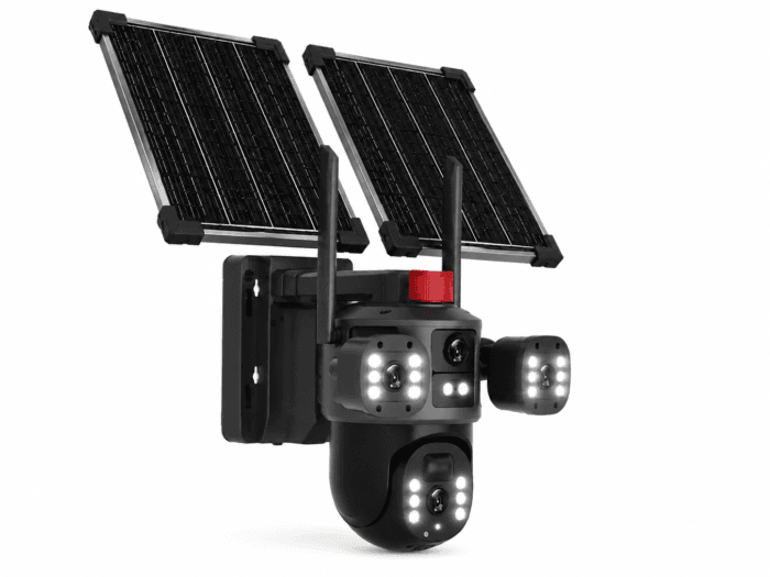Caméra solaire intelligente BH-Vision 2-en-1 avec IA | Caméra de sécurité extérieure sans fil 6K Ultra HD – Image 4