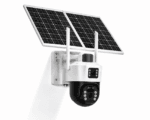 Caméra de sécurité intelligente extérieure et solaire BH-Vision | Caméra solaire sans fil 6K Ultra HD