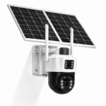 Caméra de sécurité intelligente extérieure et solaire BH-Vision | Caméra solaire sans fil 6K Ultra HD