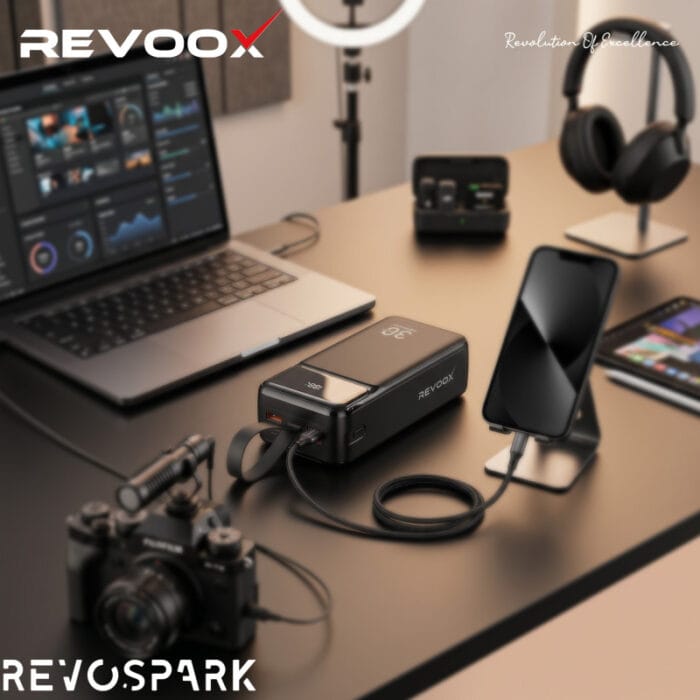 Power Bank Revoox RevoSpark 22,5W 30000mAh Grande Autonomie – RPB-P302 – Image 5