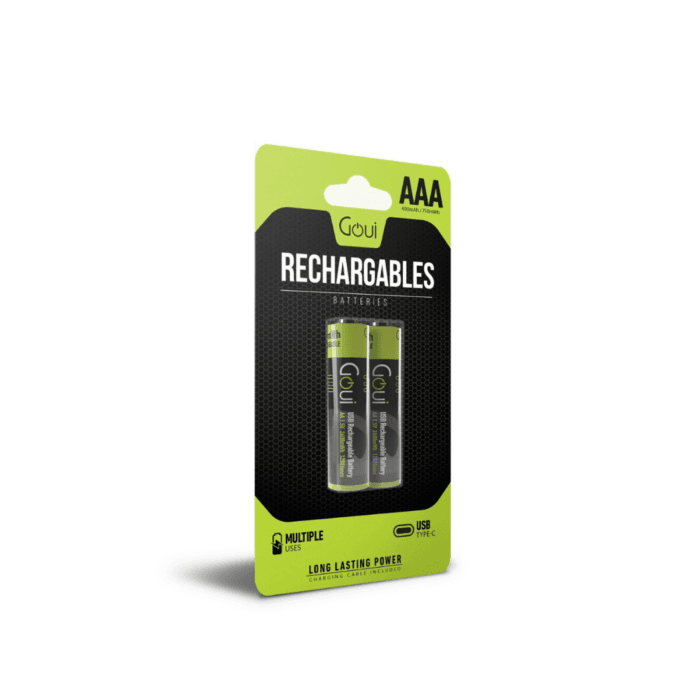 Goui Rechargeable AAA Battery (2Pcs) Black – Image 5