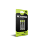 Goui Rechargeable AA Battery (2Pcs) Black – Image 6