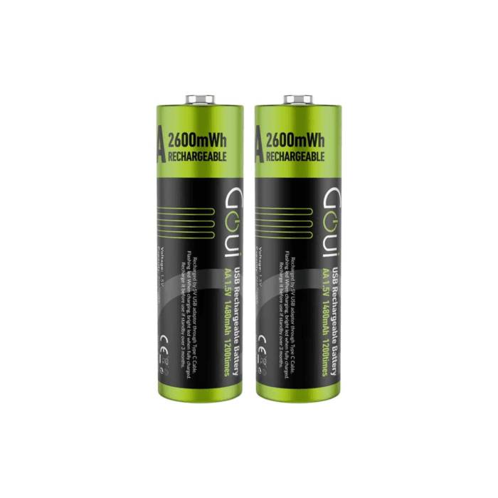 Goui Rechargeable AAA Battery (2Pcs) Black – Image 4