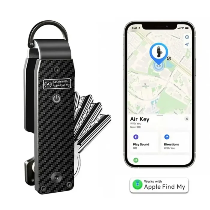 NYRIX Air Keychain organisateur intelligent de clés compatible Apple Find M